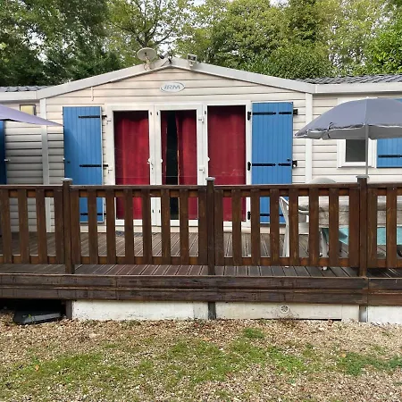 Mobile Home Chalet Luxe Saint-Chéron Extérieur photo