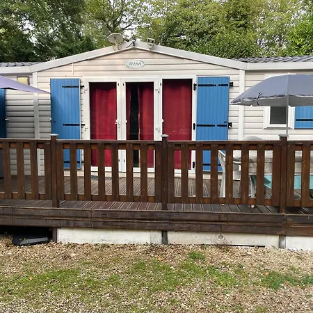 Mobile Home Chalet Luxe Saint-Chéron Extérieur photo